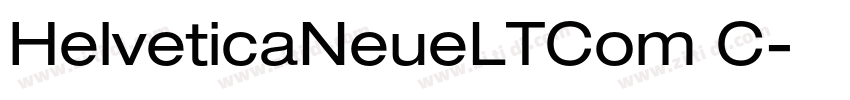 HelveticaNeueLTCom C字体转换